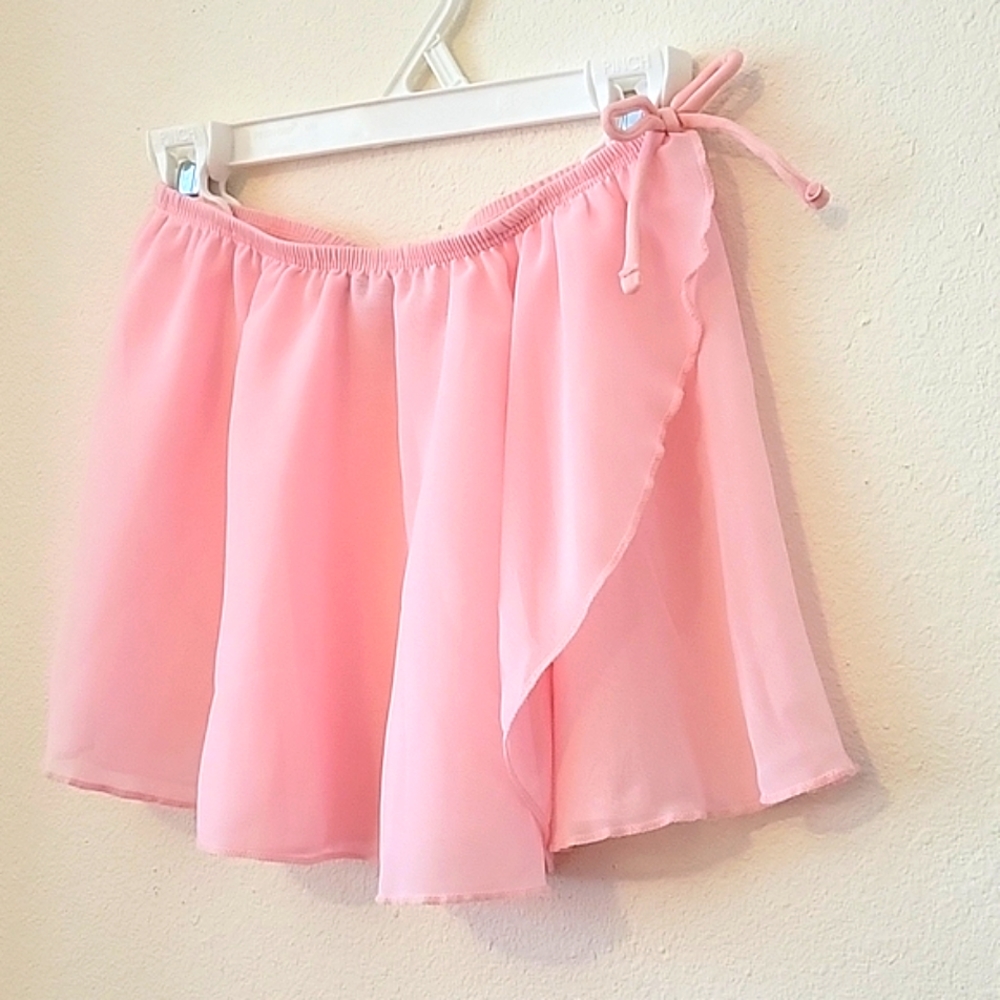 Jacques Moret Dance/ Ballet chiffon skirt, Girls M (8/10), pink, NWOT